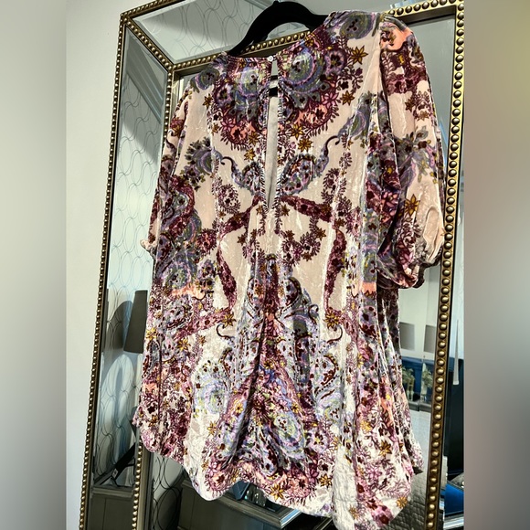 Free People Maye Velvet Tunic Dress - Picture 5 of 7